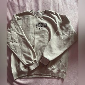 custom nike crew neck